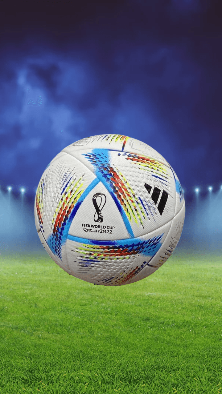 Close-up studio view of pro match thermal-bonded football showcasing seamless panel construction and micro-textured dimpled PU surface